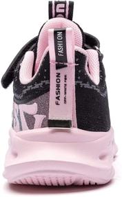 img 1 attached to BODATU Little Big Boys Sneakers Athletic Slip Running Tennis Shoes Little_Kid