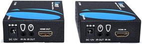 img 2 attached to 🔌 Orei EX-230HD HDBaseT HDMI Extender: 1080p, Up to 230-Feet, Single CAT5e/CAT6 Cable