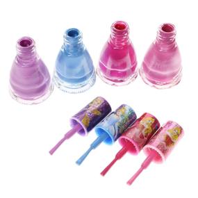 img 1 attached to 💅 Townley Girl Disney Princesses Super Sparkly Peel-Off Nail Polish Deluxe Present Set: 18 Colorful Shades for Girls