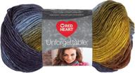 unforgettable woodlands red heart yarn logo