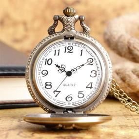 img 1 attached to 🎁 Timeless Vintage Pendant Necklace for Father's Birthday: Sophisticated Men's Watches