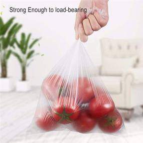 img 3 attached to 🛍️ RyhamPaper Food Storage Bags, 1 Roll 16 x 20 Clear Plastic Produce Bag on a Roll for Fruits, Vegetables, Bread, and Food Storage - 350 Bags