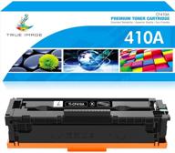 🖨️ true image compatible toner cartridge for hp 410a cf410a cf410x - high-quality black ink replacement (1-pack) for mfp m477 & m452 printers logo