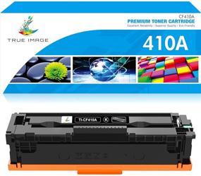 img 4 attached to 🖨️ TRUE IMAGE Compatible Toner Cartridge for HP 410A CF410A CF410X - High-Quality Black Ink Replacement (1-Pack) for MFP M477 & M452 Printers