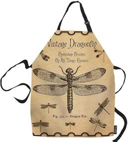 img 4 attached to SSOIU Cooking Dragonfly Illustration Waterproof