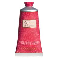 💅 l'occitane silky rose and reines nail and hand cream, 2.6 oz logo