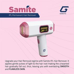 img 3 attached to Garatic IPL Hair Remover for Women- Permanent, Pain-Free, and Effective Hair Removal- Ideal for Upper Lip, Bikini, Facial, Arms, Legs- Laser IPL Hair Epilator for Soft & Flawless Skin