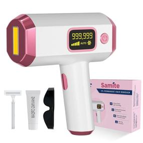 img 4 attached to Garatic IPL Hair Remover for Women- Permanent, Pain-Free, and Effective Hair Removal- Ideal for Upper Lip, Bikini, Facial, Arms, Legs- Laser IPL Hair Epilator for Soft & Flawless Skin
