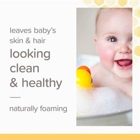 img 2 attached to 👶 Burt's Bees Baby Shampoo & Wash - Tear Free Soap | Natural Baby Care | Original | Pack of 3 - 12 Ounce