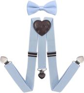 deobox suspenders wedding adjustable purple boys' accessories in suspenders logo