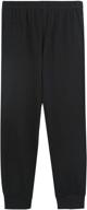 👧 girls sweatpants sports black joggers: must-have girls' clothing and pants & capris logo