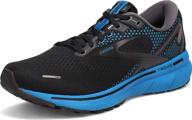 brooks ghost grey alloy oyster men's athletic shoes: optimal performance and style logo