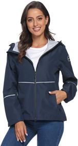 img 4 attached to Freetrack Waterproof Windproof Windbreaker Lightweight Women's Clothing and Coats, Jackets & Vests