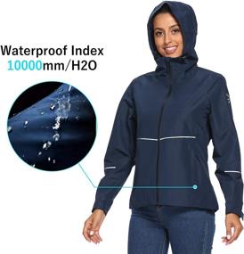 img 3 attached to Freetrack Waterproof Windproof Windbreaker Lightweight Women's Clothing and Coats, Jackets & Vests