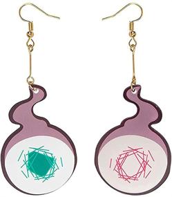 img 4 attached to 🚽 Toilet Bound Hanako Kun Acrylic Dangle Earrings - Personalized Anime Cosplay Accessories for Women, Men, and Girls