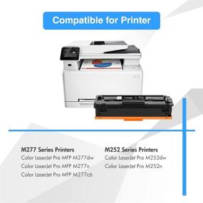 img 3 attached to TRUE IMAGE Compatible Toner Cartridge (Black, 1-Pack) for HP 201A CF400A 201X CF400X Color Pro MFP M277dw M252dw M252n M277c6 M277 M252 M252dw Printer Ink - High-Quality Replacement