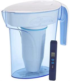 img 4 attached to 🚰 ZeroWater ZP-006-4: NSF Certified 5-Stage Water Filter Pitcher - Lead & Heavy Metal Reduction - White & Blue