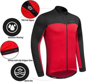 img 1 attached to 🧥 Przewalski Men's Cycling Jacket: Winter Thermal Fleece with Full Zipper - Classic Series