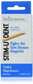 img 1 attached to 🌿 Stim-U-Dent Thin Mint Plaque Removers 160 Each - Pack of 2