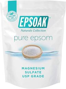 img 1 attached to 🌙 Итоговый набор соляной ванны Ultimate Epsoak Epsom Salt (6 фунтов) - Расслабьтесь, восстановитесь и оживите с средством для сна, средством для мышц и недушистыми солями Эпсом