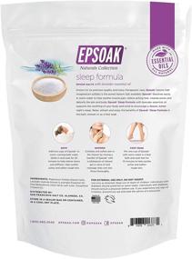 img 2 attached to 🌙 Итоговый набор соляной ванны Ultimate Epsoak Epsom Salt (6 фунтов) - Расслабьтесь, восстановитесь и оживите с средством для сна, средством для мышц и недушистыми солями Эпсом