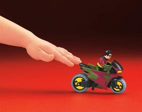 img 2 attached to 🦇 Enhanced Fisher Price Imaginext Super Friends Batmobile Action Figurines and Collectibles