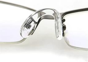 img 4 attached to 👓 Eyeglasses Nose Pads, BEHLINE Glasses Bridge Strap/Saddle Bridge: Soft Silicone Anti-Slip Replacement Nosepads for Eye Glasses Eyewear Optical (Large-Adult)