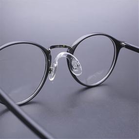 img 3 attached to 👓 Eyeglasses Nose Pads, BEHLINE Glasses Bridge Strap/Saddle Bridge: Soft Silicone Anti-Slip Replacement Nosepads for Eye Glasses Eyewear Optical (Large-Adult)