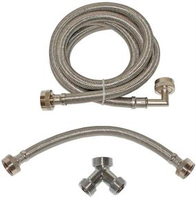 img 4 attached to 🔧 Premium Stainless Steel EZ-FLO Eastman 41025 Steam Dryer Installation Kit - 6 ft Long