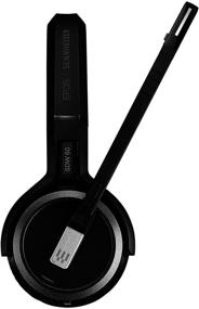 img 1 attached to Sennheiser SDW 5066 (507024) - Double-Sided Wireless DECT Headset for Desk Phone Softphone/PC & Mobile Phone, Dual Microphone, Ultra Noise Cancelling, Black