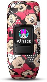 img 2 attached to 🐭 Garmin Vivofit Jr 2 - Minnie Mouse and Black Stretchy Bands