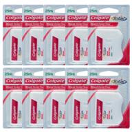 🦷 colgate total dental floss (10-pack) - convenient oral care solution for ultimate cleanliness logo