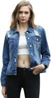 miss moly womens jackets distressed logo