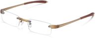 stylish and featherweight rimless reading glasses for men and women logo