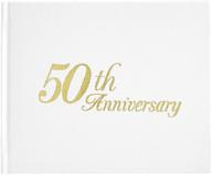 📔 golden anniversary guest registry book logo