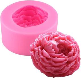 img 1 attached to 🌸 Silicone Peonies for Decorating, Crafting, and Chocolate Artistry in Fewo