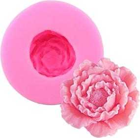 img 3 attached to 🌸 Silicone Peonies for Decorating, Crafting, and Chocolate Artistry in Fewo