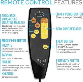 img 3 attached to 🛀 SereneLife SLMPDMSG45 - Full Body Vibrating Massage Mat with 10 Motors, Heating Pad, Warming Back Massager Mat, Relieves Stress & Muscle Pain