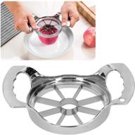 🍎 ultra-sharp 8-blade apple slicer by aolzg: upgraded version of stainless steel apple corer cutter for easy and sturdy slicing, perfect for up to 4 inches apples (update) logo