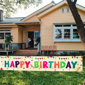 img 3 attached to VUDECO Birthday Colorful Outdoor Decorations