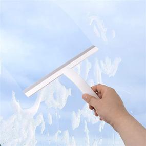 img 3 attached to 🚿 VIVIBEAUTY 4 Pack Shower Squeegee with 4 Hooks - Perfect for Shower Glass Door, Car Windows, Kitchen Surface