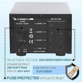 img 2 attached to 💡 350W Step Up and Down Voltage Converter Transformer with USB Charging Port, UK Power Adapter - Pyle PVCT350U