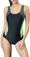 👙 uhnice women's one piece swimsuits: performance racing training sports swimwear logo