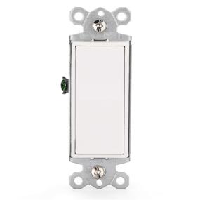 img 2 attached to 🔌 12-Pack - ELECTECK Single Pole Rocker Light Switch, 15A 120/277V, with Wall Plate - UL Certified, White