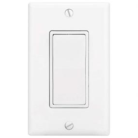 img 3 attached to 🔌 12-Pack - ELECTECK Single Pole Rocker Light Switch, 15A 120/277V, with Wall Plate - UL Certified, White