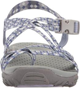img 3 attached to Skechers Womens Reggae Happy Rainbow Sandal Women's Shoes