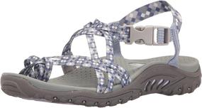 img 4 attached to Skechers Womens Reggae Happy Rainbow Sandal Women's Shoes
