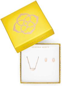 img 2 attached to Ожерелье с подвеской Kendra Scott, серьги