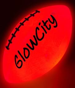 img 4 attached to 🏈 GlowCity Glow in the Dark Football: Official Sized Light Up Football for Kids, Teens & Adults - LED Lights & Batteries Included