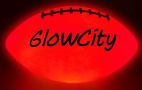 img 3 attached to 🏈 GlowCity Glow in the Dark Football: Official Sized Light Up Football for Kids, Teens & Adults - LED Lights & Batteries Included